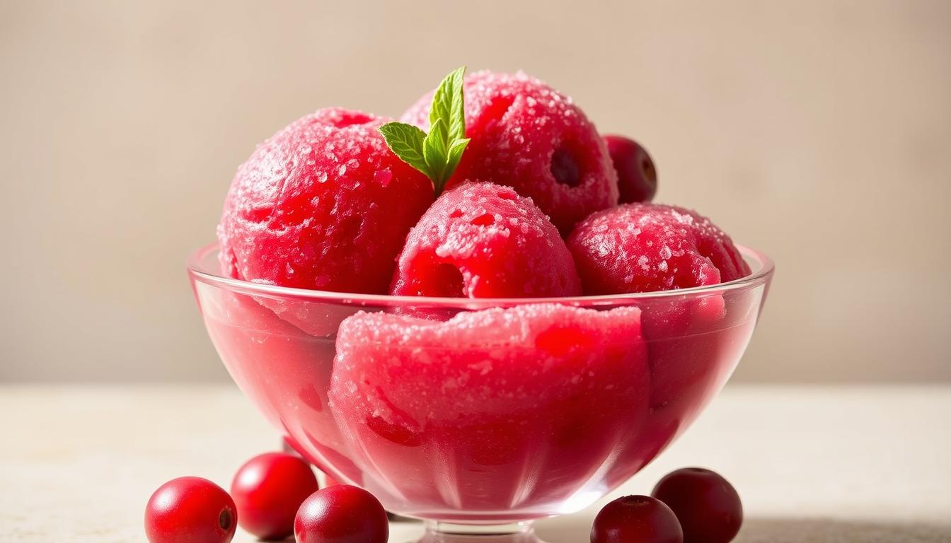 Cranberry Sorbet