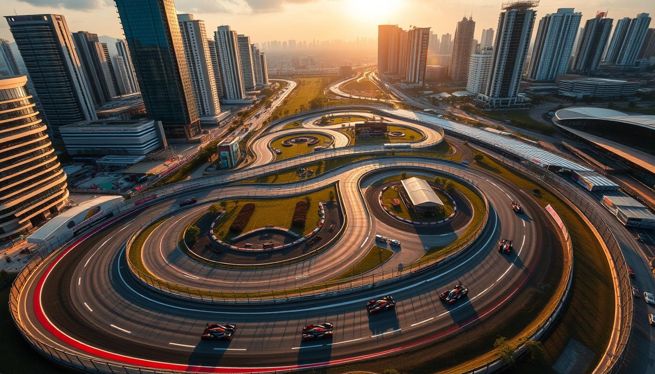 Formula E track overview Formula E track overview