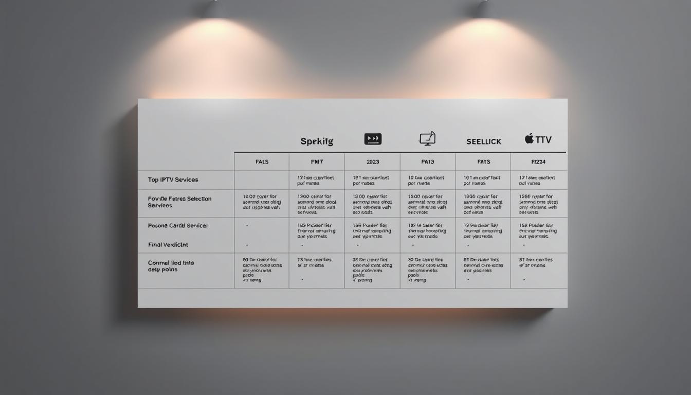 best IPTV service comparison