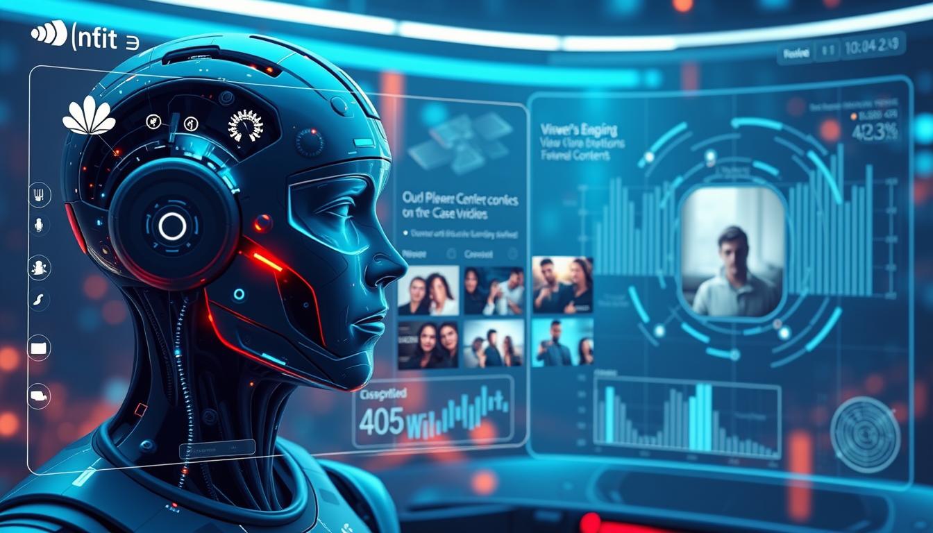 AI analyzing viewing patterns to create personalized content recommendations for streaming trends next 5 years