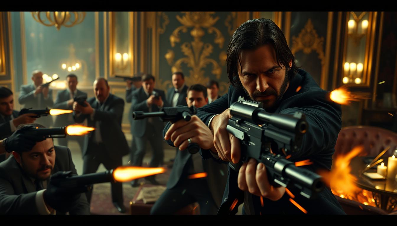 John Wick: Chapter 4 high table action