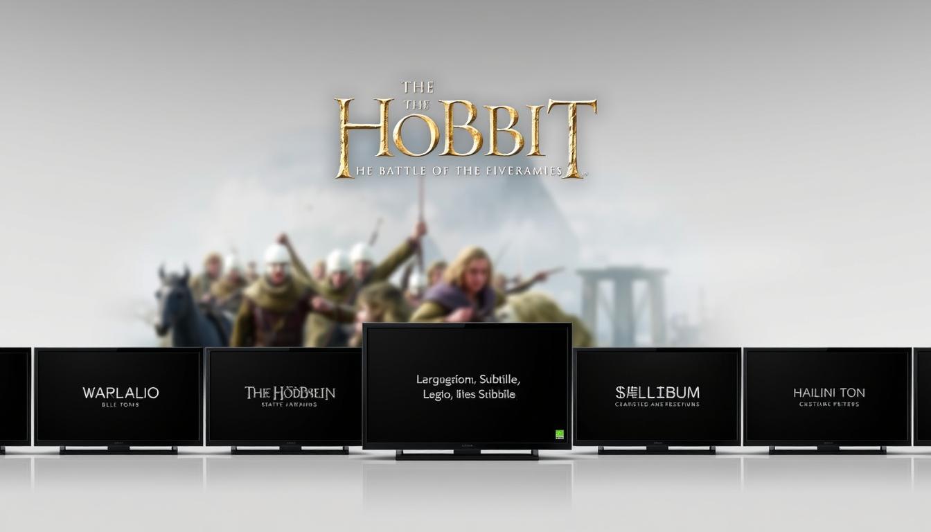 Multi-subtitle options for The Hobbit: The Battle of the Five Armies