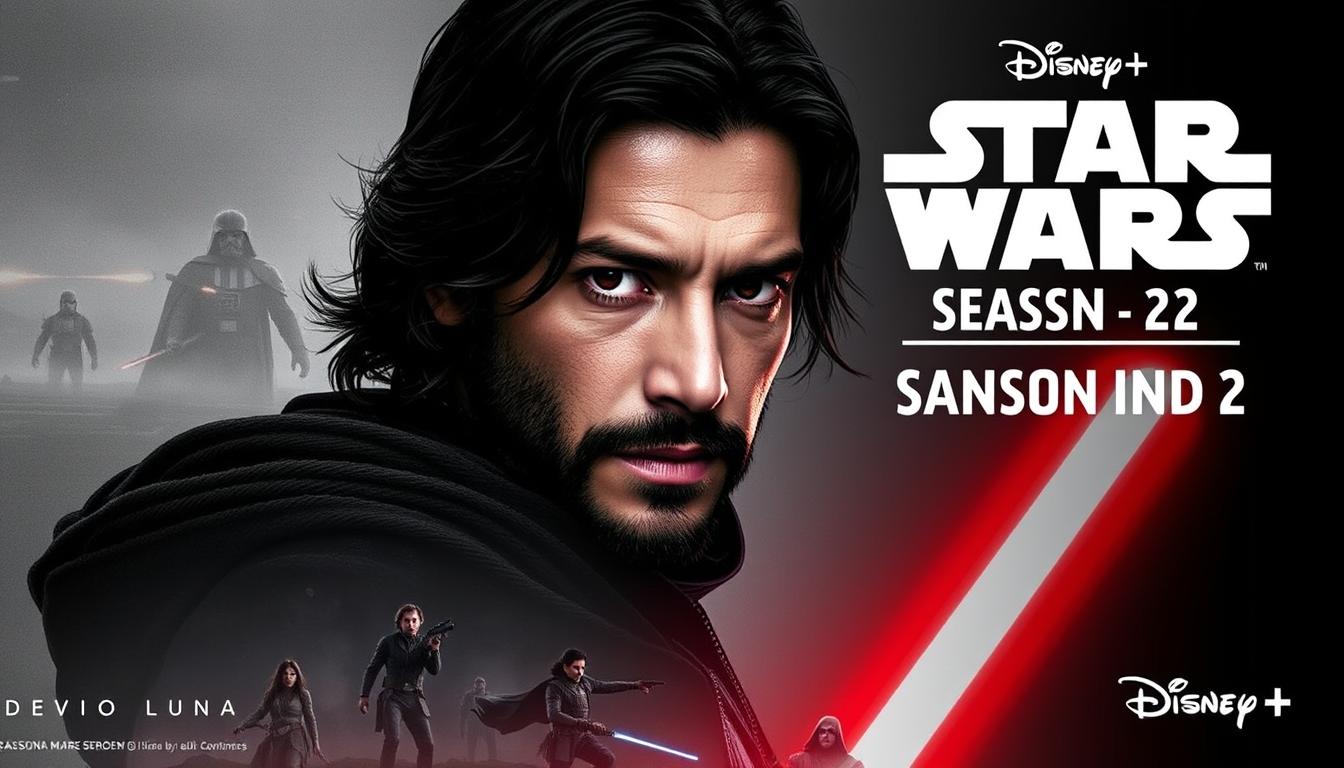 Promotional image for Andor Season 2 showing Diego Luna as Cassian Andor