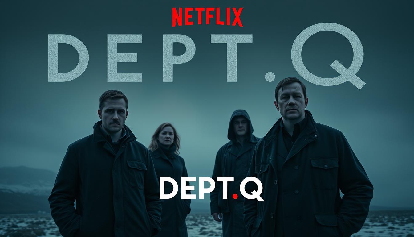 Promotional image for Dept. Q showing the misfit detective squad