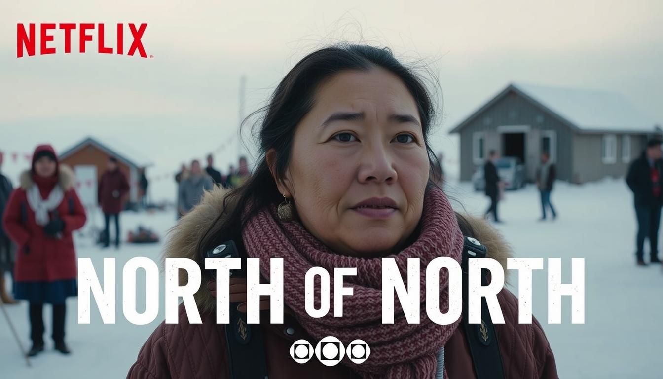 Promotional image for North of North showing Anna Lambe in Nunavut