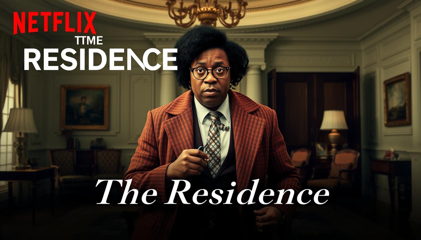Promotional image for The Residence showing Uzo Aduba as the detective